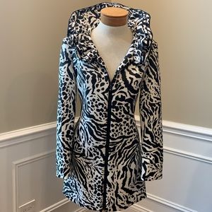 Samuel Dong Zebra Jacket Coat